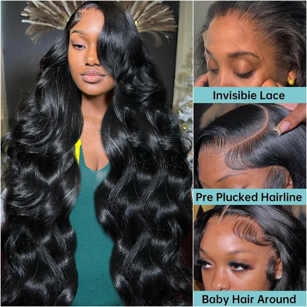 Glamorous 40-Inch Lace Wig