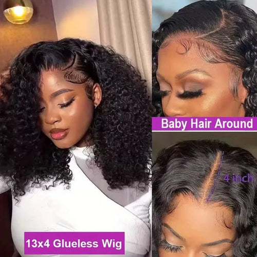 Glamorous Curly Bob Wig