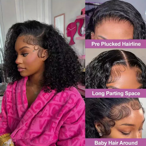 Glamorous Curly Bob Wig